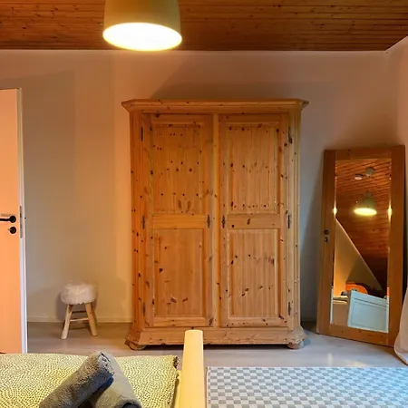 公寓 Holziges Dachgeschoss-apartment 卡尔斯鲁厄
