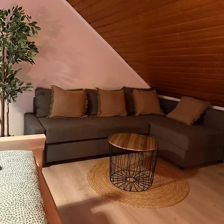 Holziges Dachgeschoss-apartment アパート